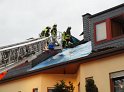 Dachstuhlbrand Koeln Bocklemuend Untere Dorfstr P183